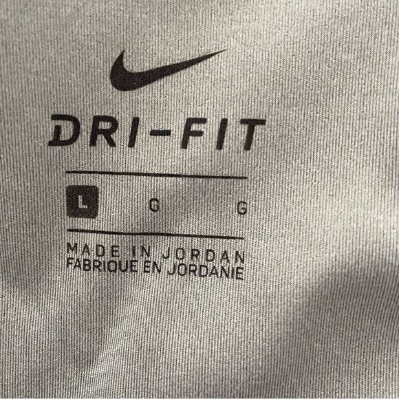 Nike Sage Gray Yoga Core Vinyasa Rainbow Side Stripe Athleisure - Picture 9 of 13